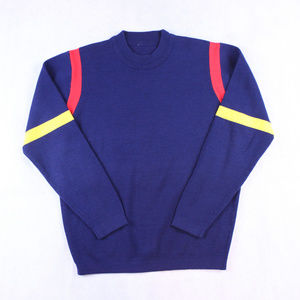 No Brand Varsity Striped Crewneck